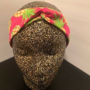 Tropical Pineapples Turban Style Headband
